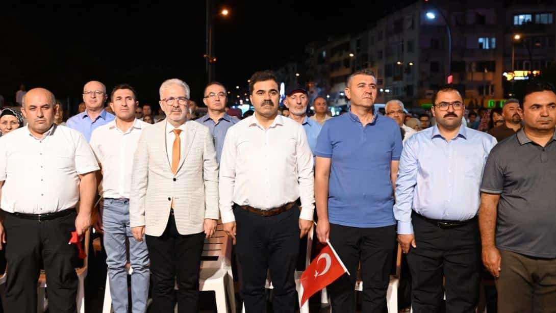15 TEMMUZ DEMOKRASİ ve MİLLİ BİRLİK GÜNÜ ETKİNLİKLERİ GERÇEKLEŞTİRİLDİ