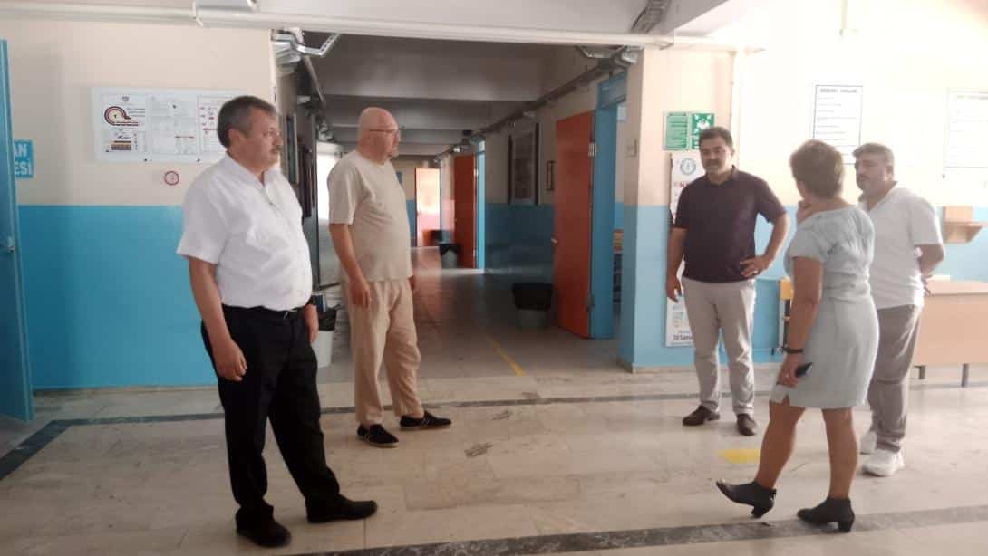 Milli Eğitim Müdürümüz Mükremin KARASU Farabi Mesleki ve Teknik Anadolu Lisesi'nin Taşınma Sürecini Yerinde İnceledi.